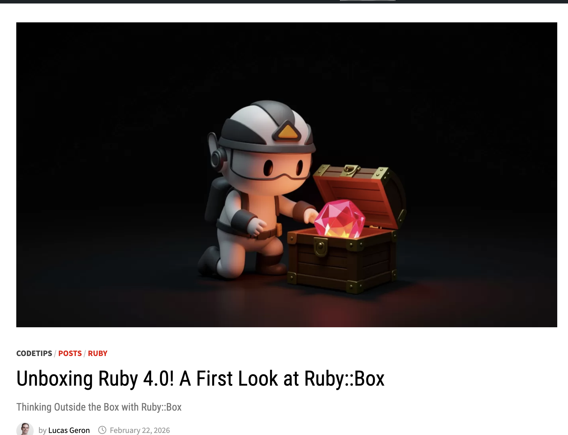 Imagem escolhida aplicada como featured image no post do WordPress